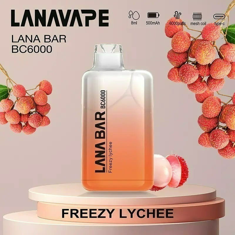 LANA 6000口 一次性拋棄式 可充電
