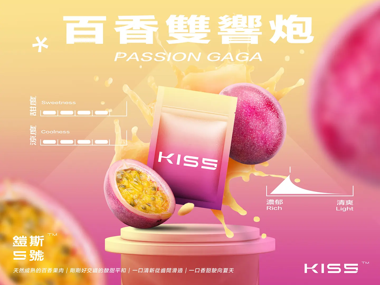 Kiss5 鎧斯5號煙彈 單顆包裝 (通用RELX悅刻一代) SP2S 各式主機
