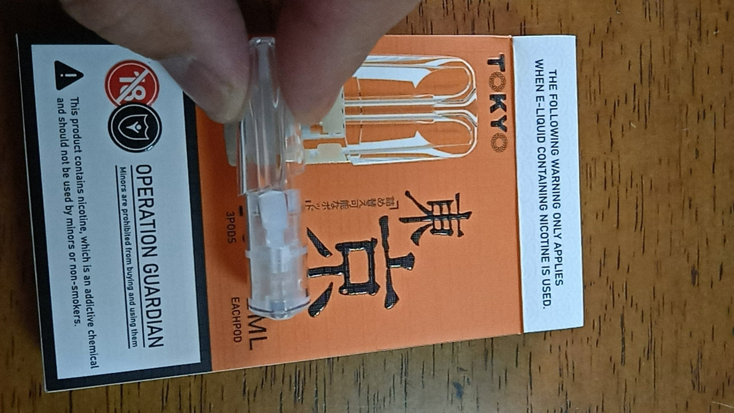 TOKYO 東京 空煙彈 通用RELX一代 SP2S ILIA lana 各式主機 可重複注油 一盒3顆