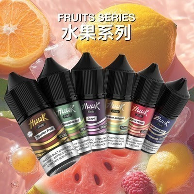 HUUK虎克菸油-源自美國技術 薄荷菸草 水果多個系列