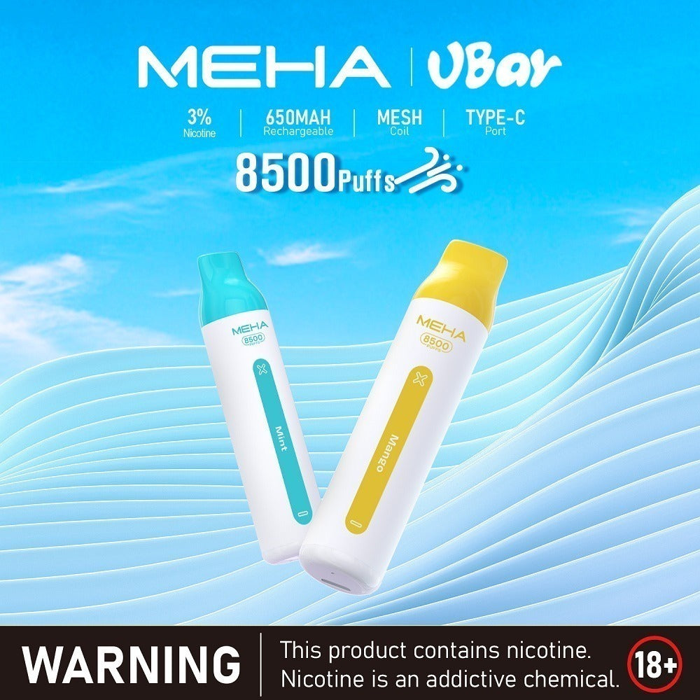 MEHA魅嗨拋棄式一次性 8500口VBar小白條