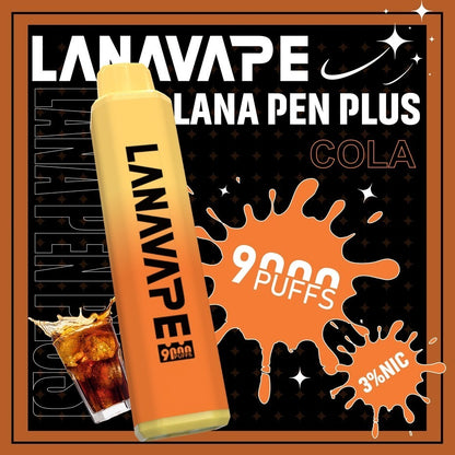 LANA9000口 一次性拋棄式 持久续航 &amp; 快速充电
