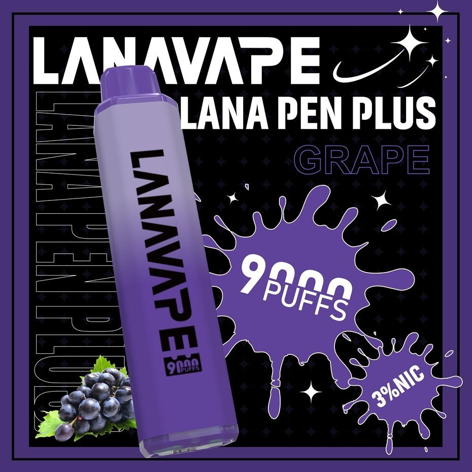 LANA9000口 一次性拋棄式 持久续航 &amp; 快速充电
