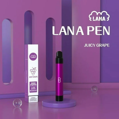 LANA PEN 2000口 一次性拋棄式煙彈 2000口大口數 3.5%
