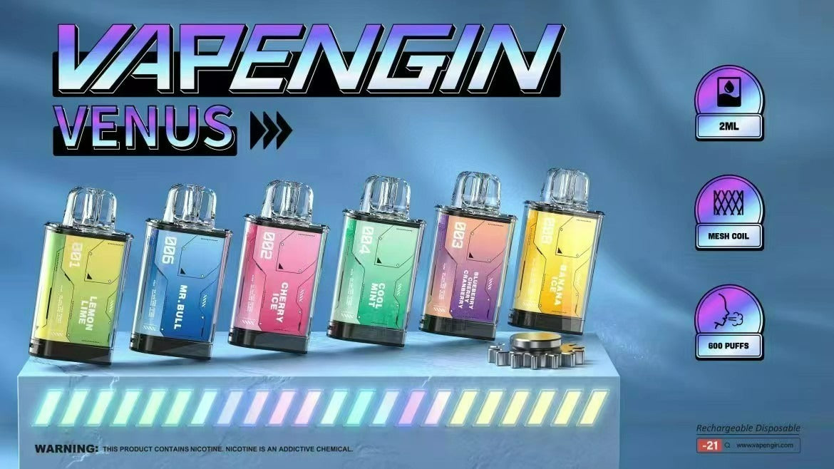 VAPENGIN 金星 主機/煙桿  時尚半透明曲面設計